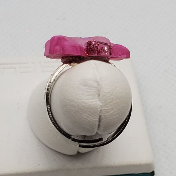Pink Pegasus Flying Horse Adjustable Ring - Picture 5 of 5